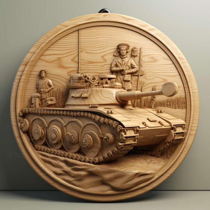 Games (Tank Biathlon 3, GAMES_21403) 3D models for cnc